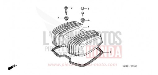 CYLINDER HEAD COVER CM125CX de 1999